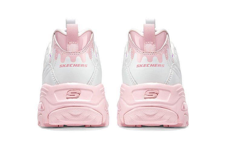 (WMNS) Skechers D'lites 1.0 'White Pink' 896192-WPK