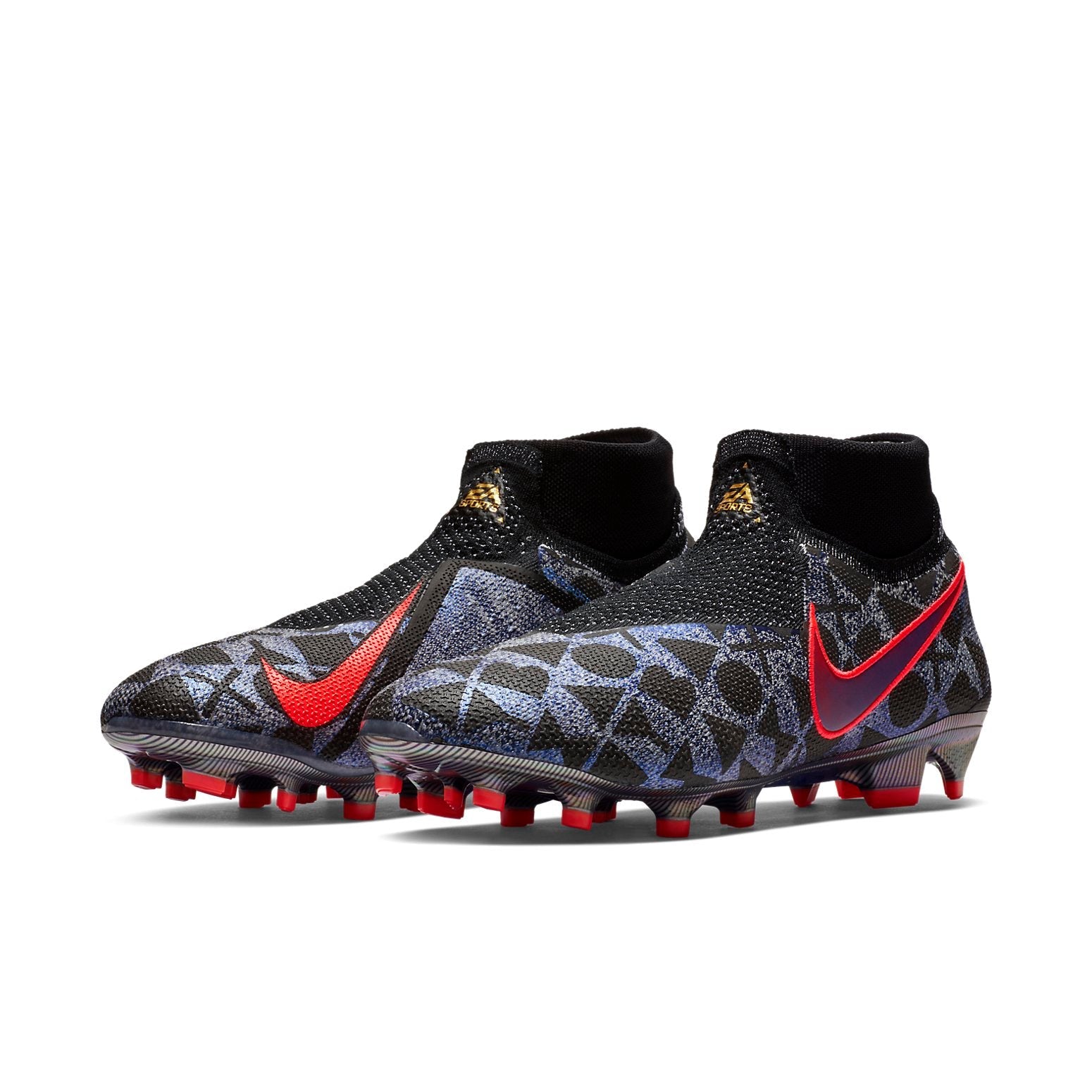 Nike Phantom Vision Elite DF FG 'Black Red' BQ5722-110