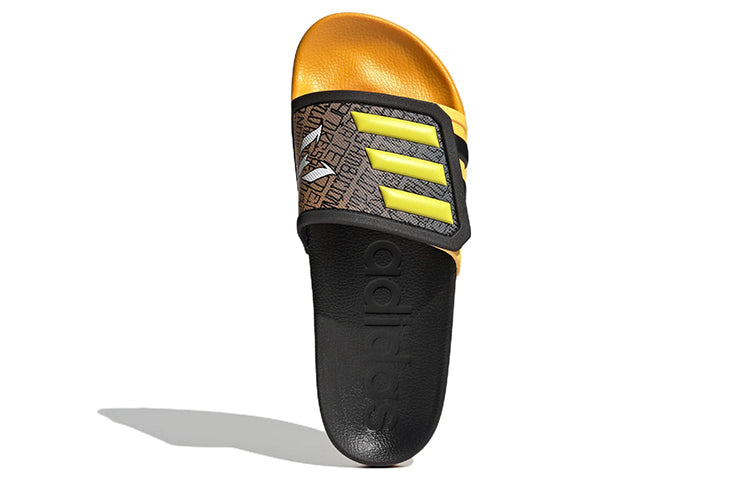 adidas Adilette TND 'Black Bright Yellow' GW6145