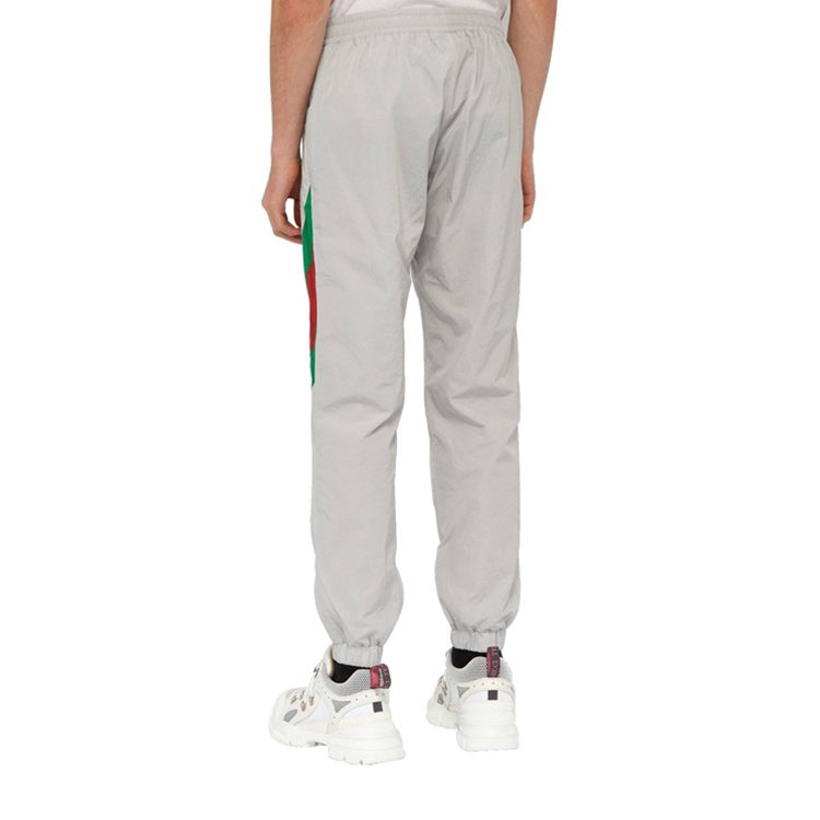 Gucci Striped Ribbon Inlaid Sports Pants For Men White 545559-XJAC5-9146