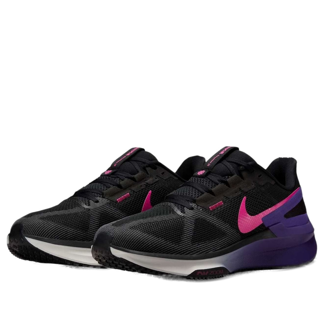 Nike Air Zoom Structure 25 'Black Field Purple Laser Fuchsia' DJ7883-010