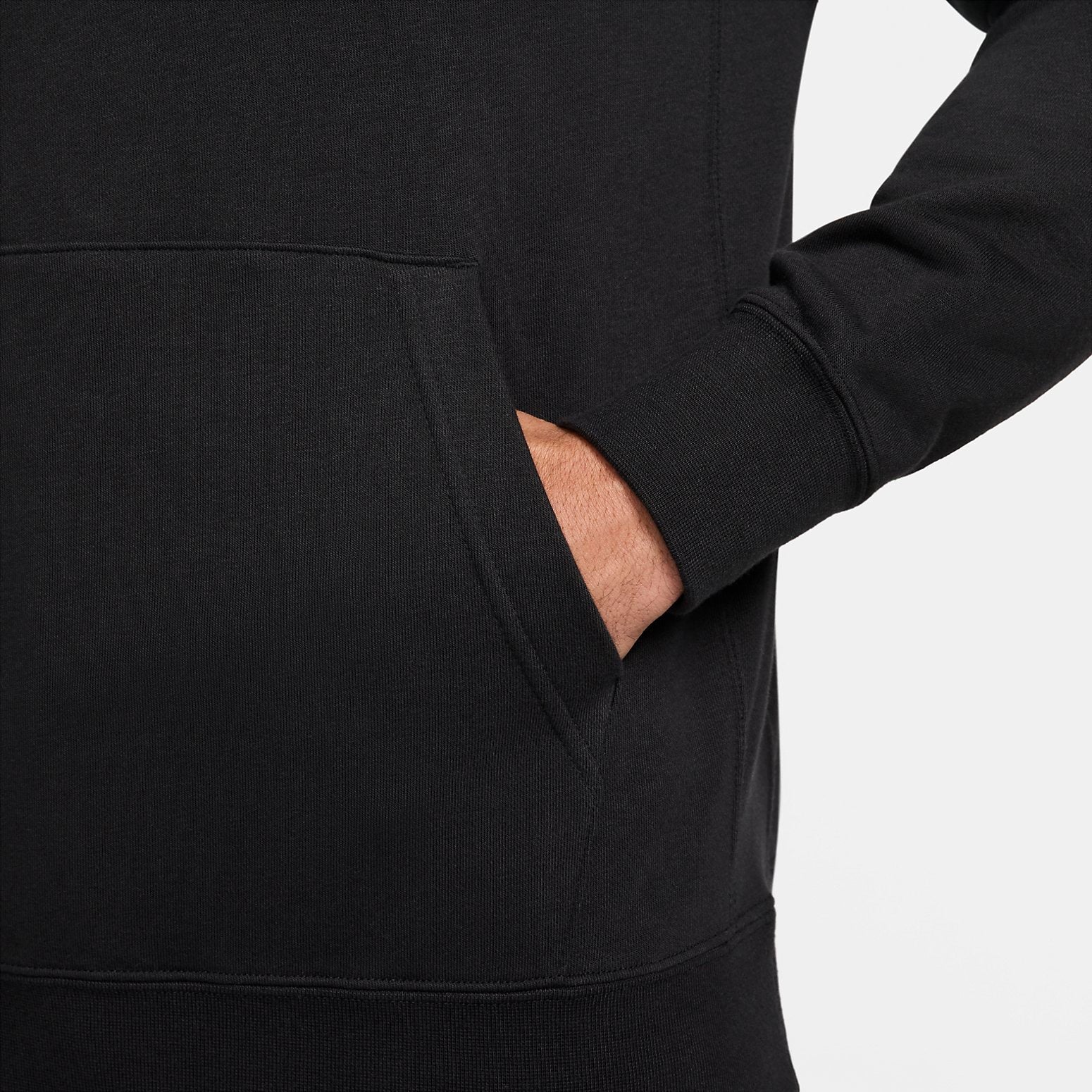 Nike Sportswear Pullover Hoodie 'Black Pinksicle' FZ5200-010