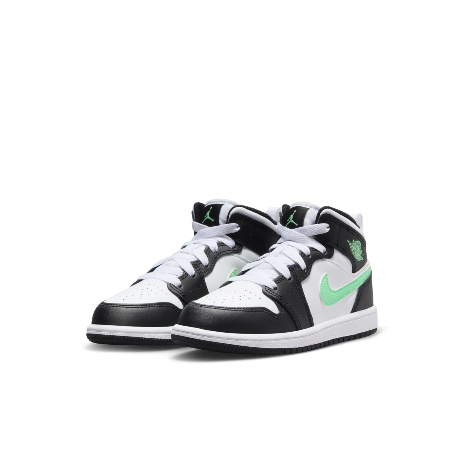 (PS) Air Jordan 1 Mid 'Green Glow' DQ8424-103