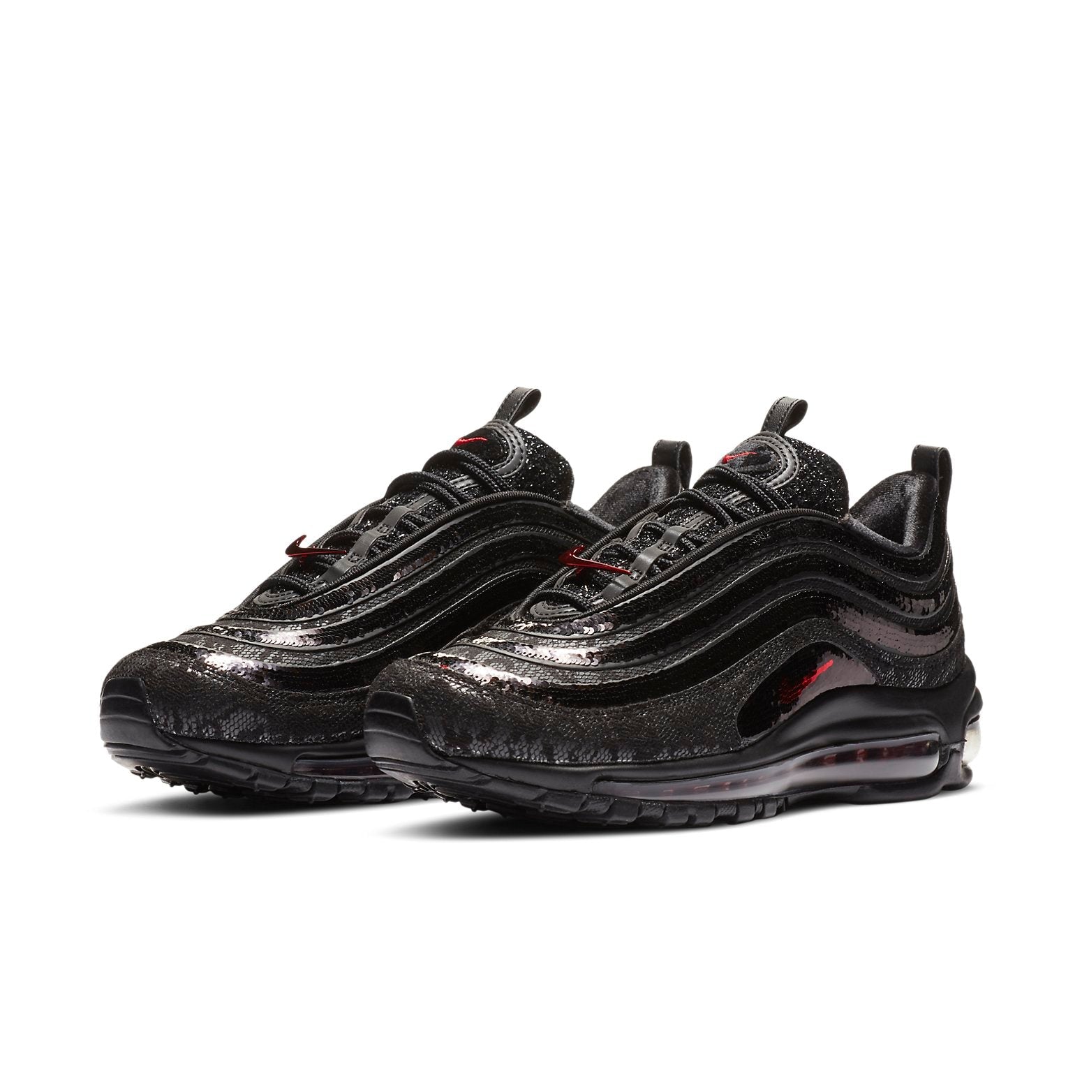 (WMNS) Nike Air Max 97 'Black Sequin Black Red' DC1709-060