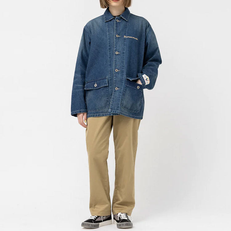 HUMAN MADE Future Past Denim Coverall Jacket 'Indigo' HM25JK023
