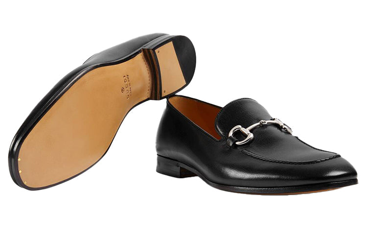 Gucci Horsebit Loafers 'Black Silver' 649479-0G0V0-1000