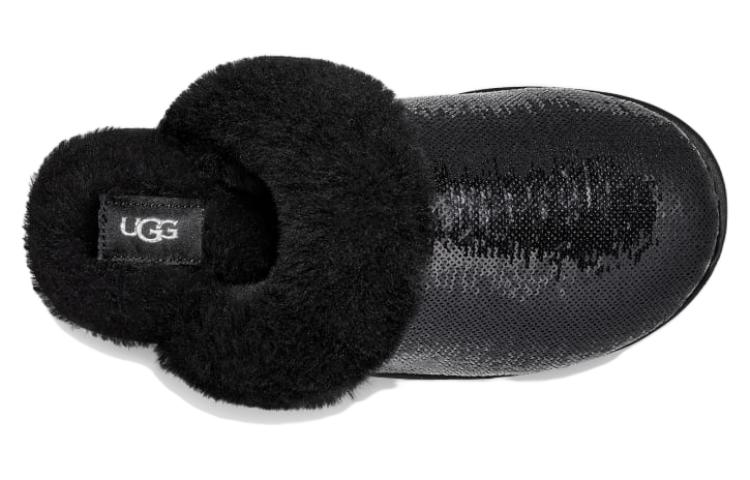(WMNS) UGG Scuffette II Mirror Ball 'Black' 1151290-BLK