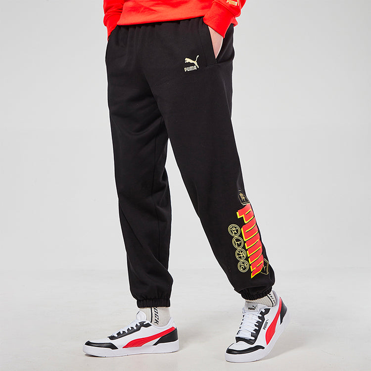 PUMA YOTOX Sweatpants 'Black Red' 531296-01