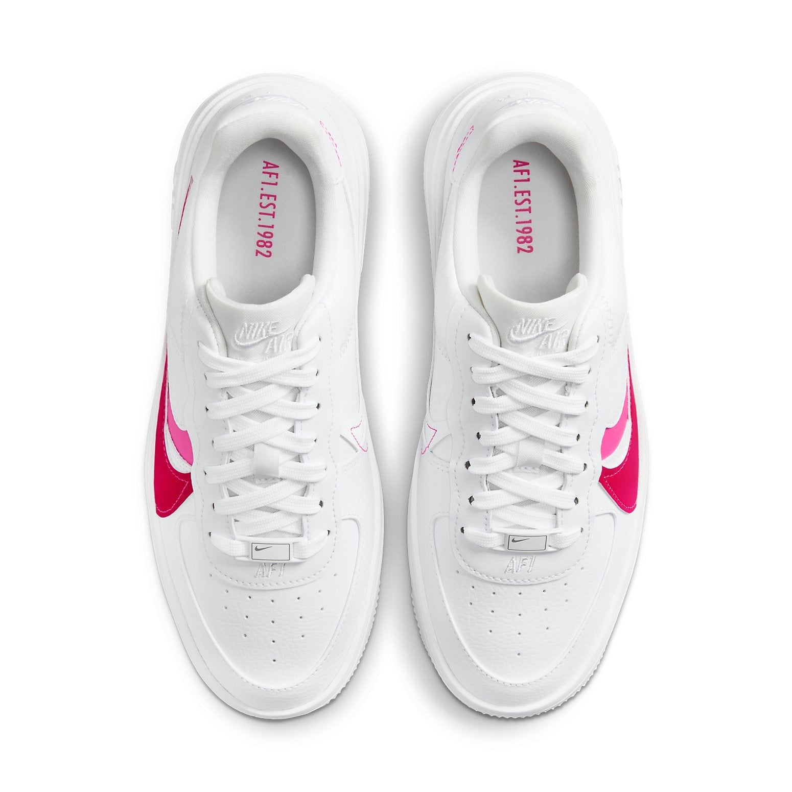 (WMNS) Nike Air Force 1 PLT.AF.ORM 'White Fireberry' FJ2986-100