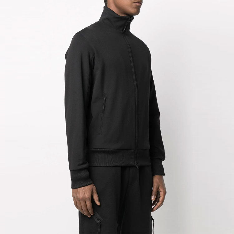 Y-3 SS21 Solid Color Stripe Sports Zipper Jacket Black H16347
