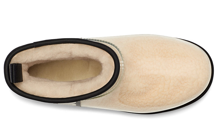 (WMNS) UGG CLASSIC CLEAR MINI Snow boots 'Black' 1113190-NBLC