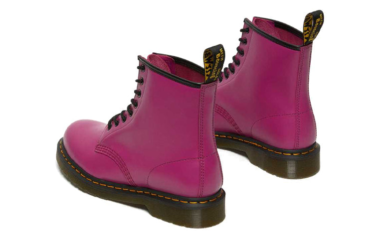 Dr.Martens 1460 Smooth Leather Lace Up Boots 'Pink' 27139673