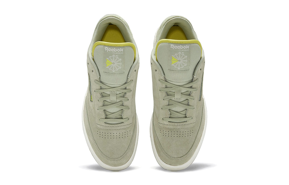 Reebok Club C Revenge Green Skate Shoes 'White Green' FV6389