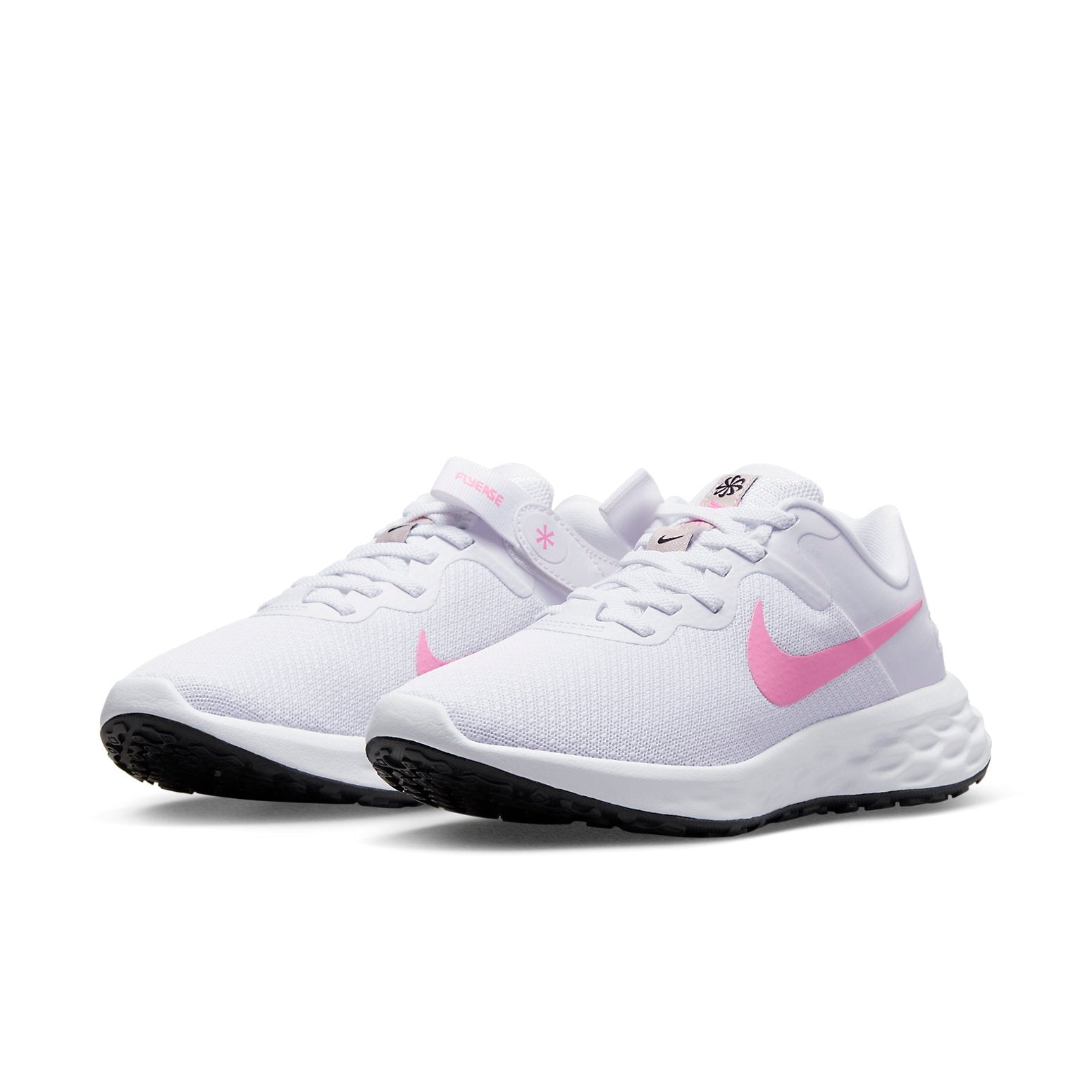 (WMNS) Nike Revolution 6 FlyEase Next Nature 'White Pink Spell' DC8997-100
