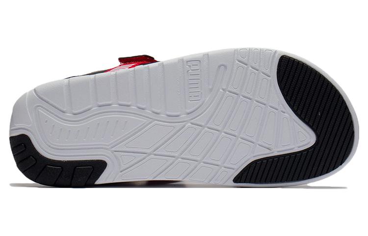 (WMNS) PUMA Signature Softride Casual Sandals Black Red Blue 384128-03