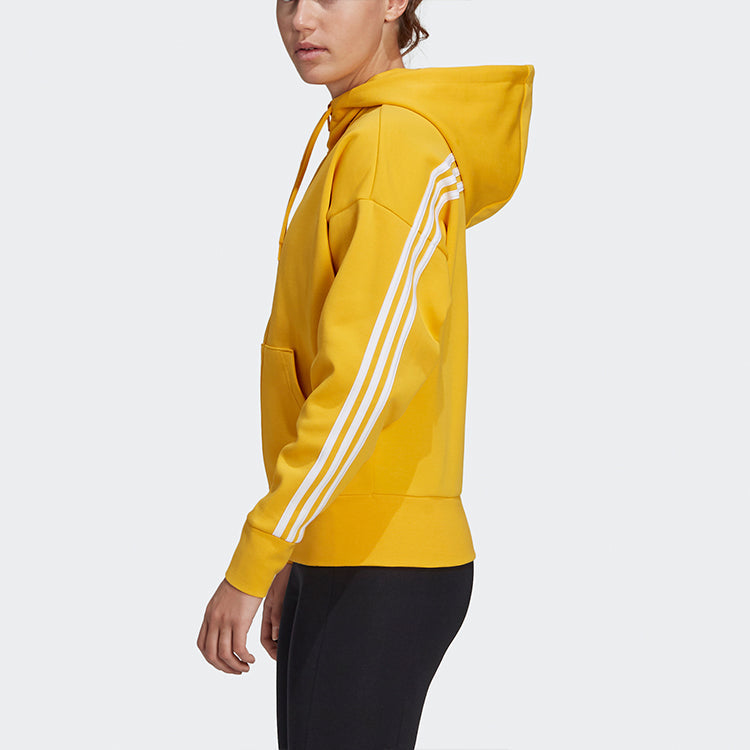 (WMNS) adidas 3s Dk Fz S Hd Knit Sports Jacket Gold Color GC6953