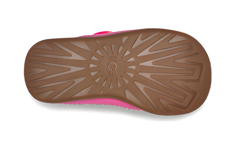 (TD) UGG Delta Closed Toe Sandal 'Pink Rainbow' 1117242T-PINK