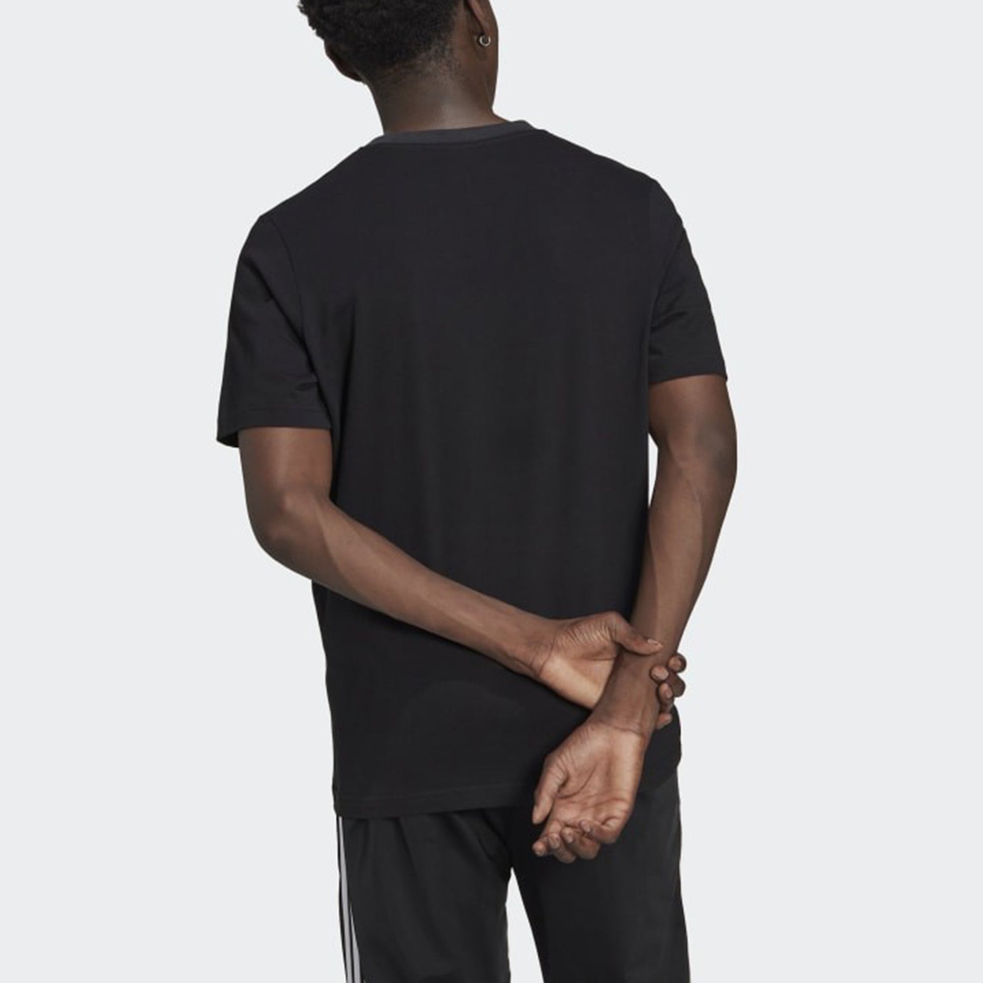 adidas originals Sprt Graphic Gradient Logo logo Sports Round Neck Short Sleeve Black GN2441