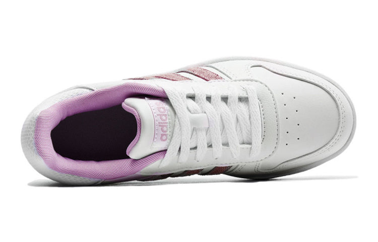 (GS) adidas adidas Hoops 2.0 J 'White Clear Lilac' FY8914