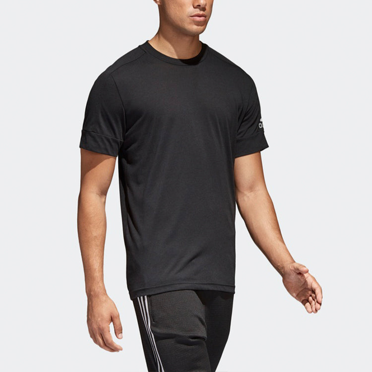 adidas Breathable Cozy Casual Round Neck Black CG2097