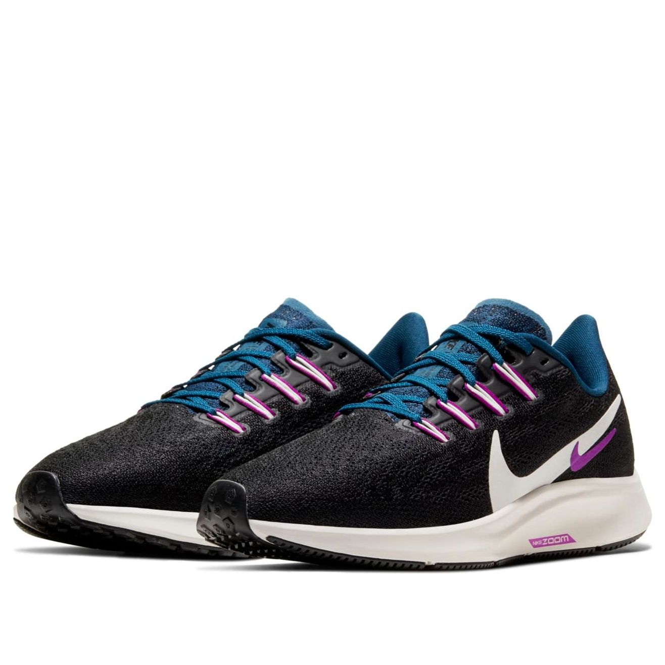 (WMNS) Nike Air Zoom Pegasus 36 'Black Navy Purple' AQ2210-012