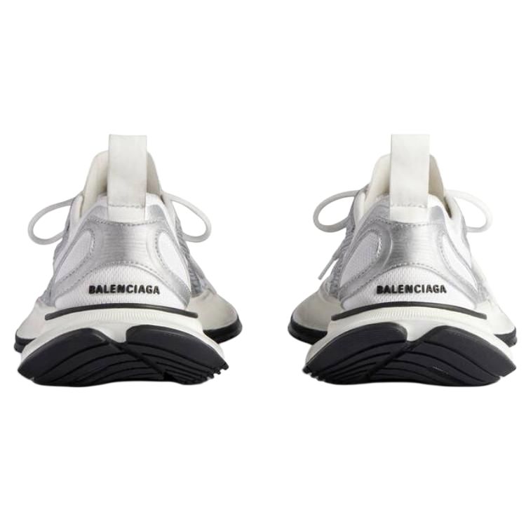 (WMNS) Balenciaga Circuit Sneakers 'White and Silver Polyester Nylon TPU and Polyurethane' 793944WFLGY9100