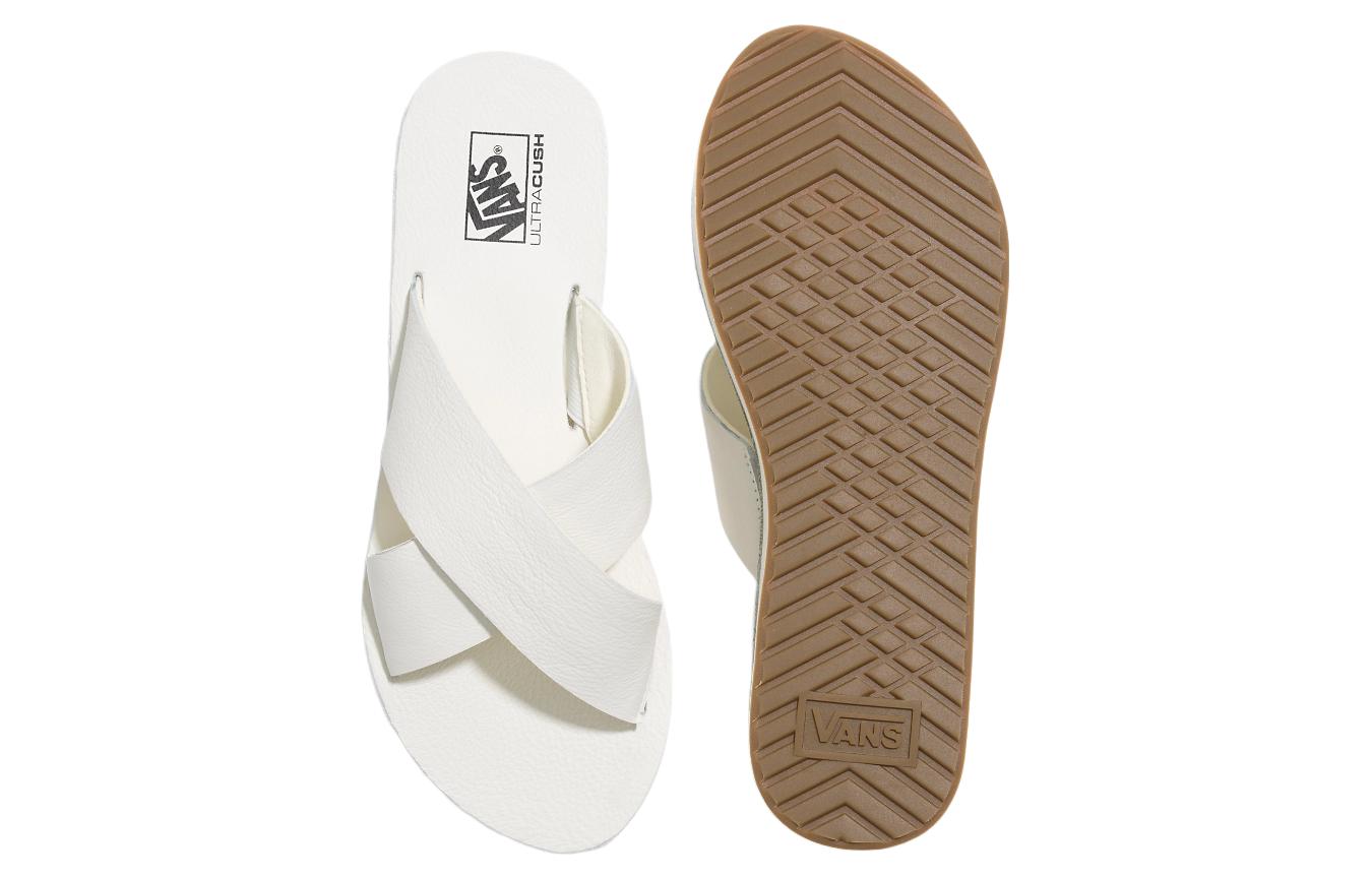 (WMNS) Vans Cross Strap Mega Platform Sandals 'White' VN0007QPFS8
