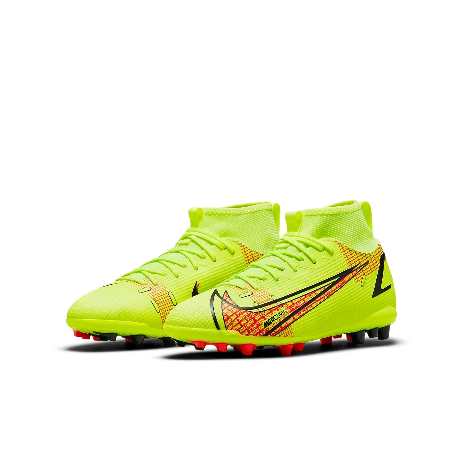 (GS) Nike JR Mercurial Superfly 8 Academy AG Artificial Grass 'Yellow Orange' CV0732-760