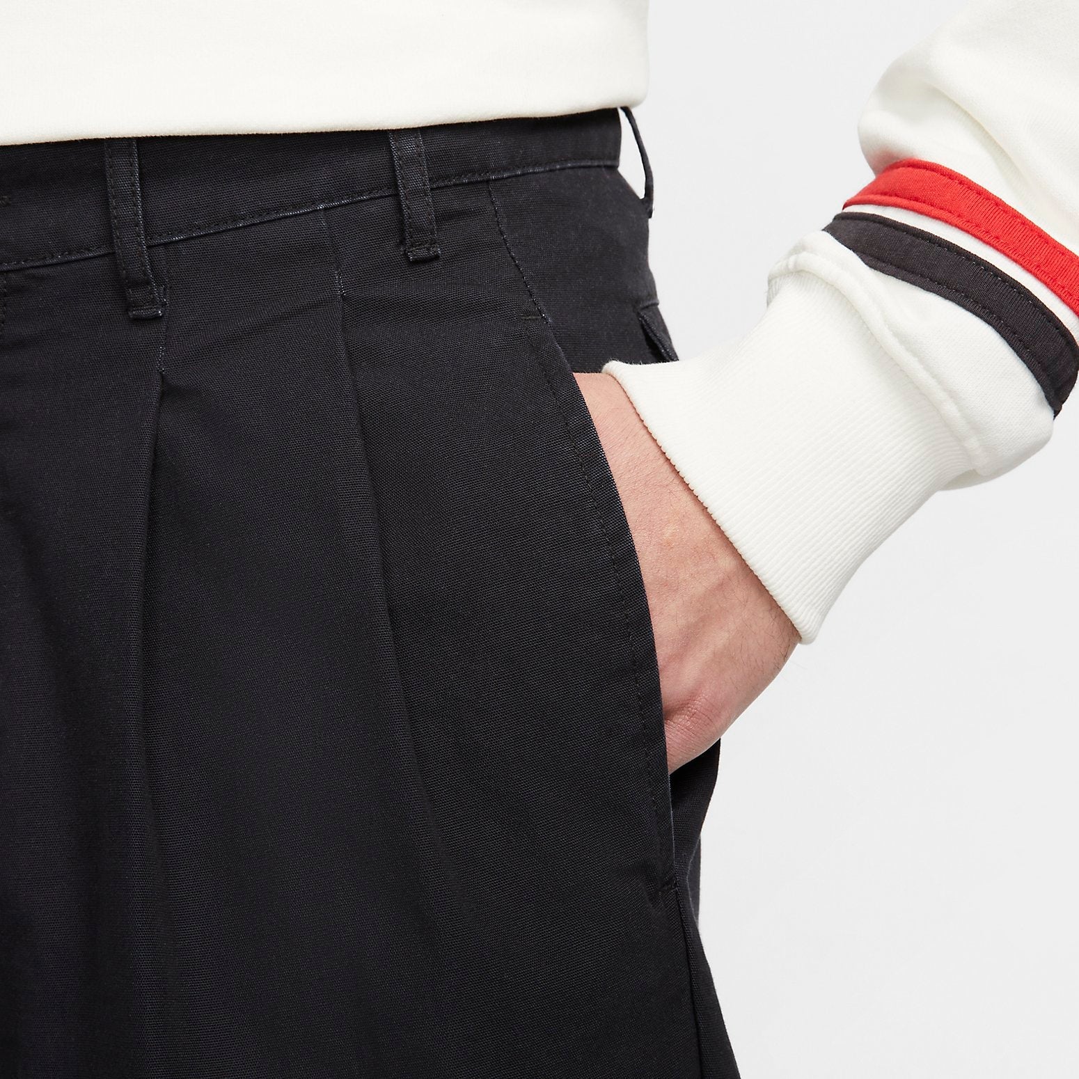 Nike Pleated Chino Shorts 'Black' DX0644-010