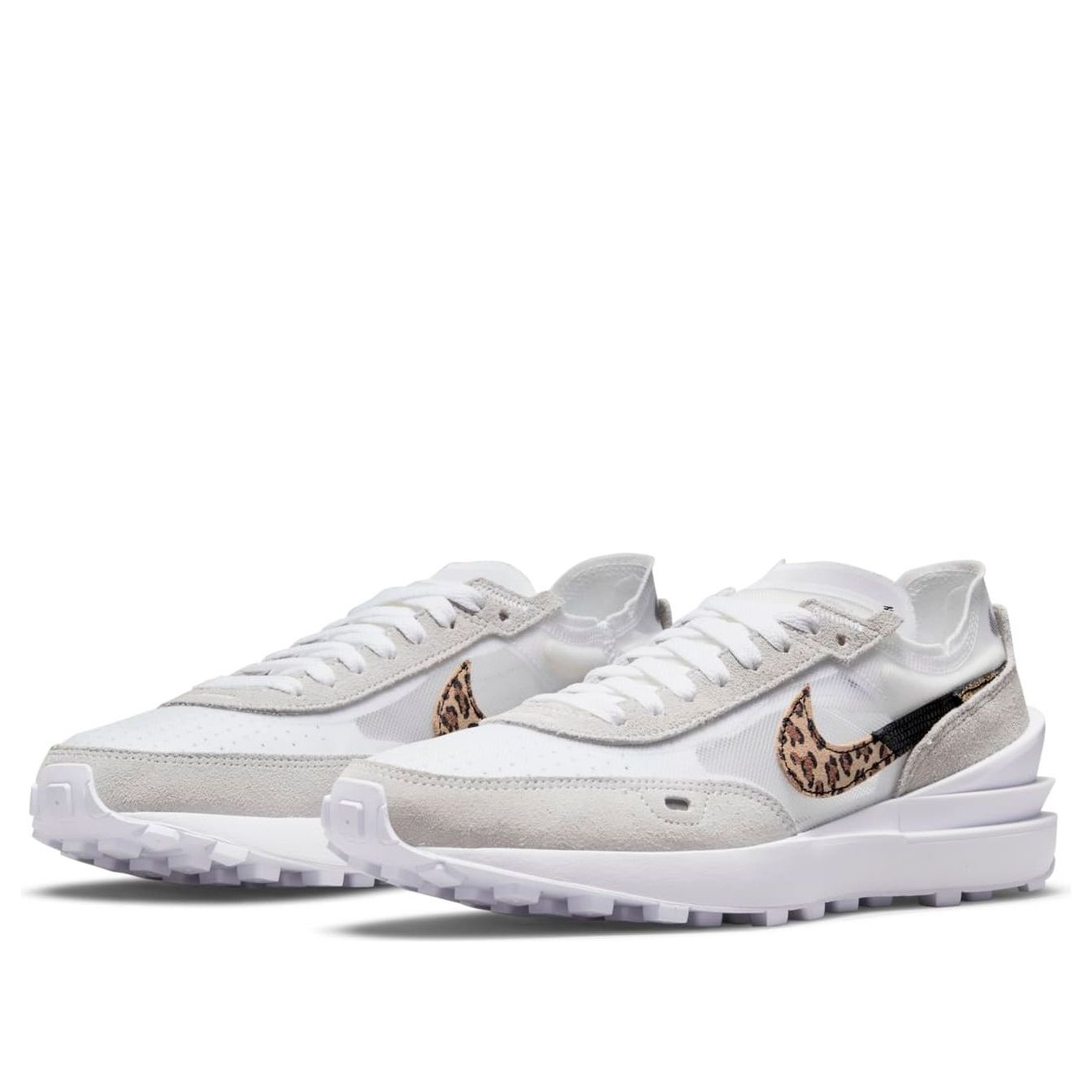 (WMNS) Nike Waffle One 'White Leopard' DJ9776-100