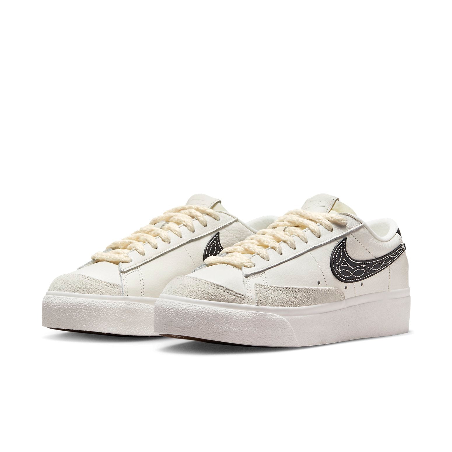 (WMNS) Nike Blazer Low Platform 'Needlework' FJ4556-133