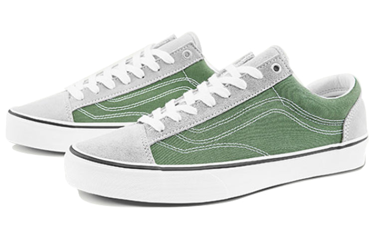 Vans Style 36 Retro Low Top Casual Skate Shoes Unisex 'Green Khaki' VN0A3DZ3T0X