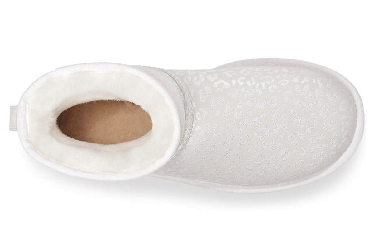 (WMNS) UGG Classic Mini Snow Leopard White 1113494-WHT