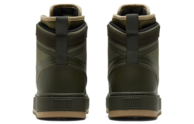 PUMA Unisex Suede Mid WTR Sneakers Green 380708-03