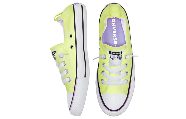 (WMNS) Converse Chuck Taylor All Star Shoreline Slip-On Fluorescence Yellow Sneakers 567732F