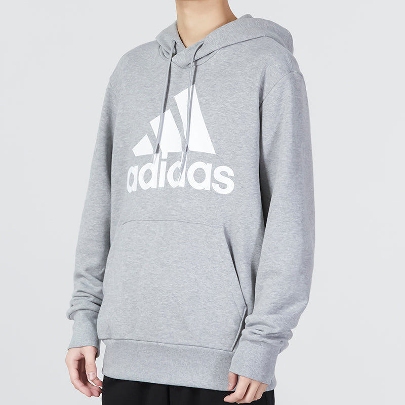 adidas French Terry Big Logo Hoodie 'Grey' IC9364