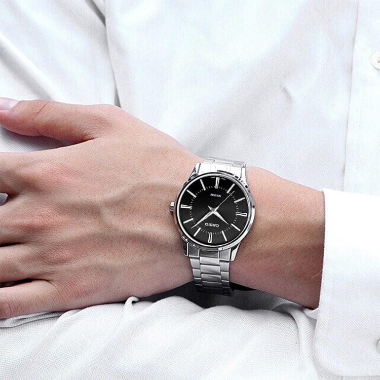 CASIO Waterproof Stainless Steel Strap Mens Black Analog MTP-1303D-1AVDF