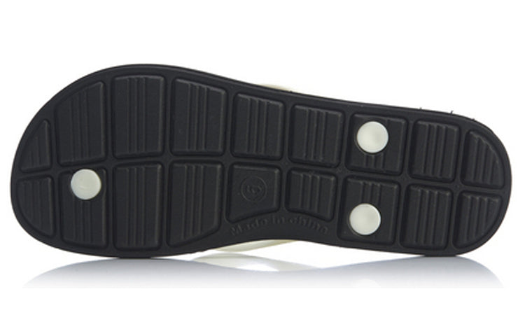 Li-Ning Stylish Flip-Flops White Black AGAP024-2