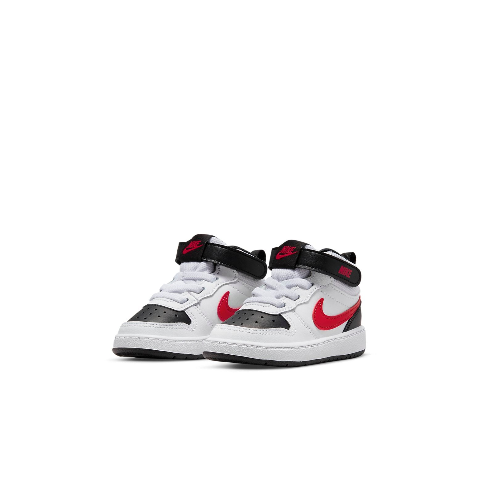 (TD) Nike Court Borough Mid 2 'White University Red' CD7784-110