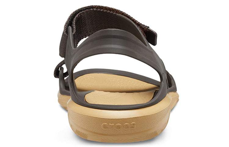 Crocs Swiftwater Light Cozy Sports Coffee Sandals 206526-2I1