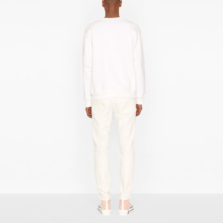 Dior x Kenny Scharf CD Embroidery Crew 'White' 193J687A0531-C089