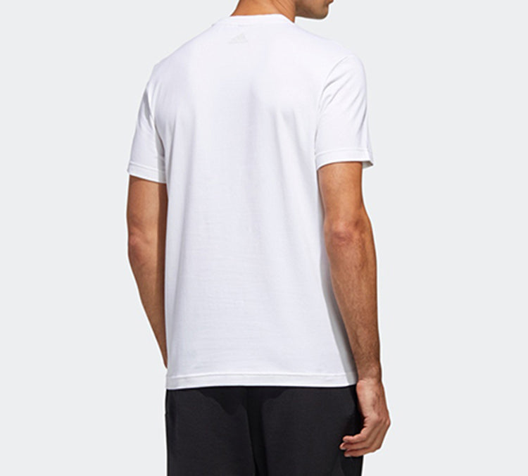 Men's adidas China Printing Short Sleeve White T-Shirt GL5634