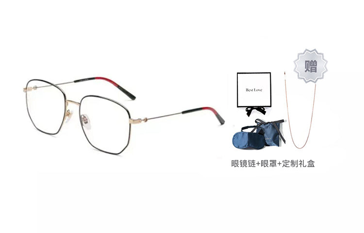 Gucci GG Standard Optical Glasses Frame Sub Edition Black GG0396O-001