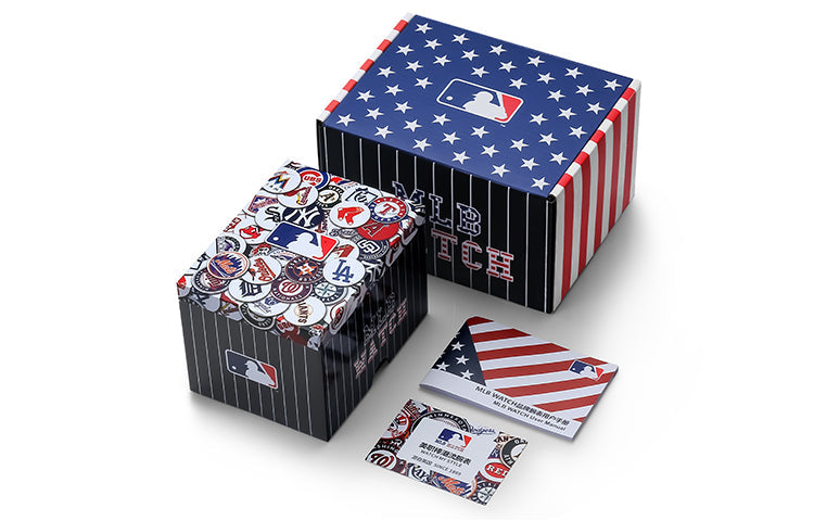 Men's MLB Contrasting Colors Creative Design Casual waterproof quartz MLB-YH009-2