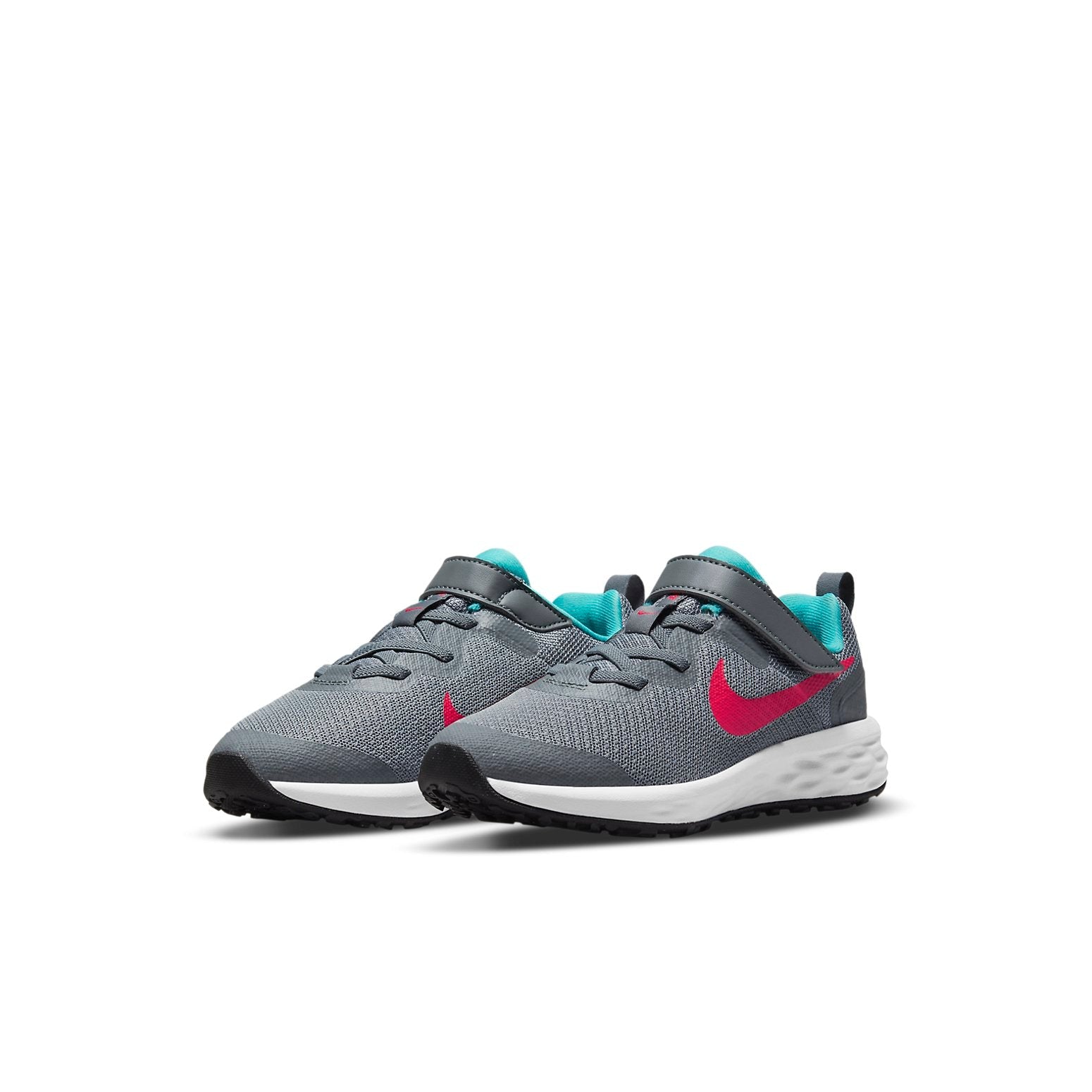 (PS) Nike Revolution 6 'Smoke Grey Siren Red' DD1095-006