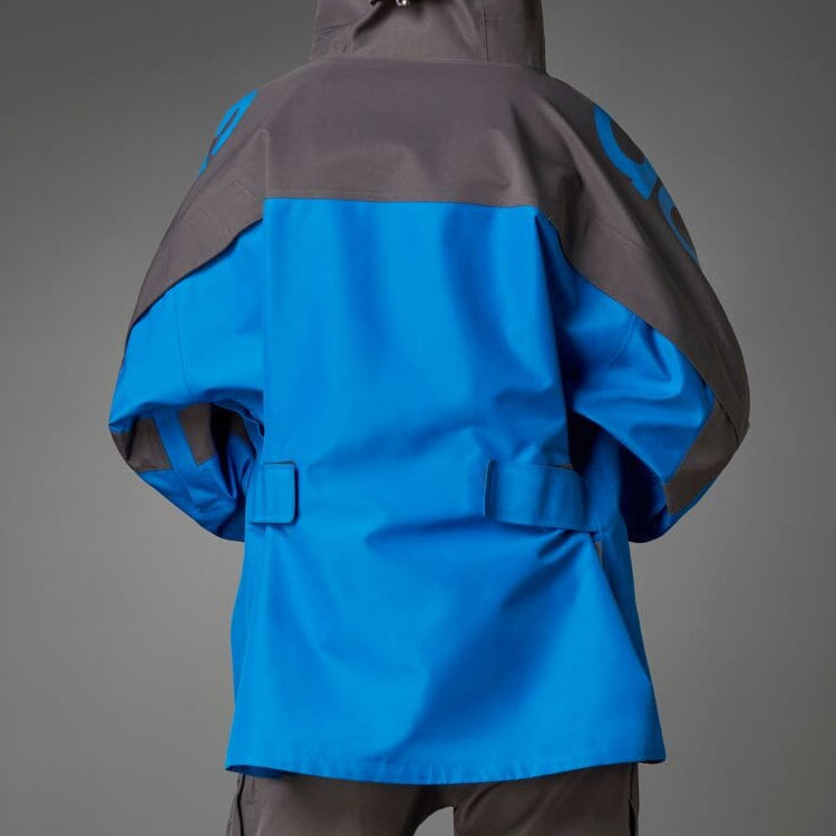adidas originals Blue Version Series Alphabet Printing hooded Long Sleeves Jacket HD2235