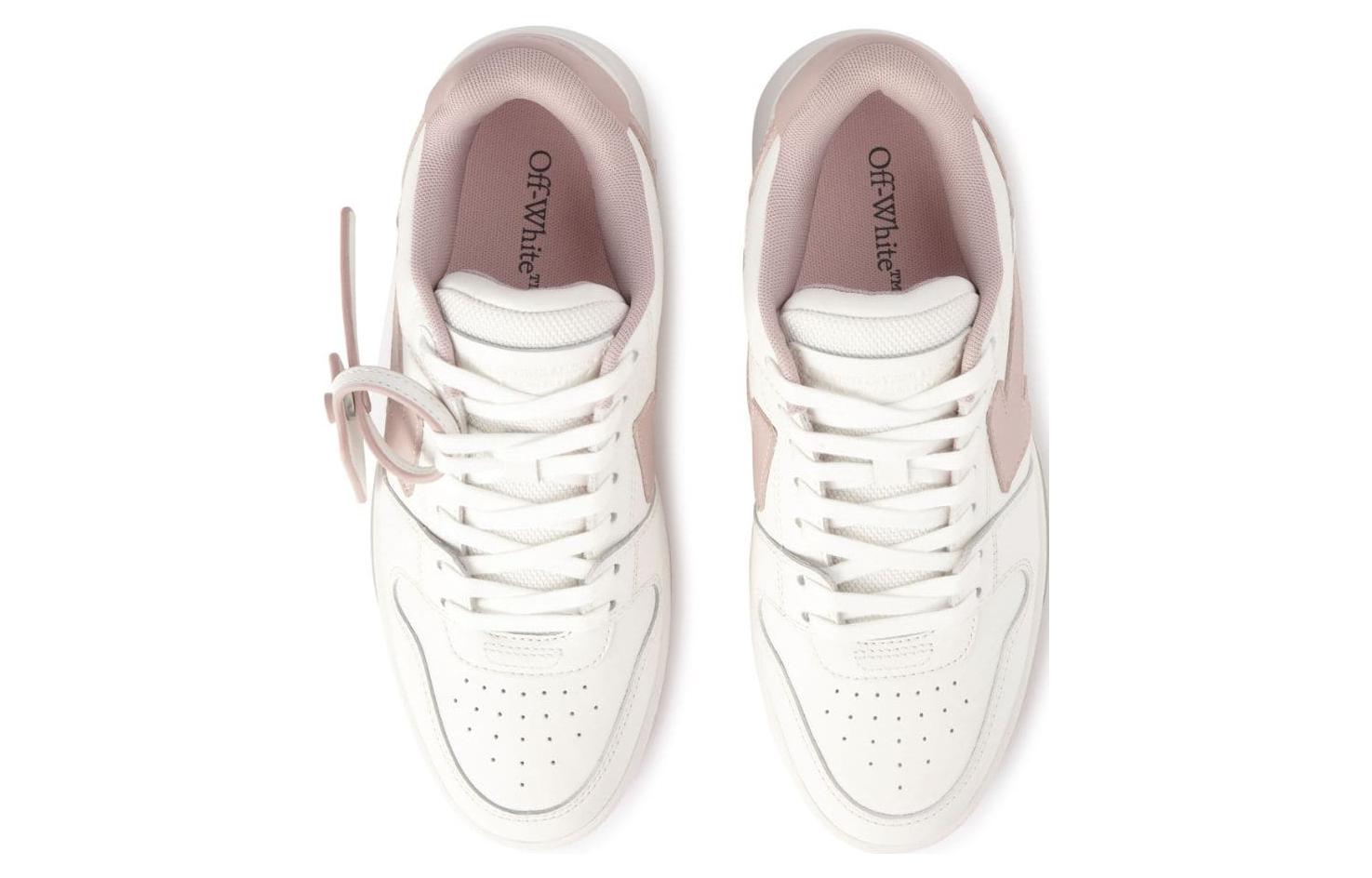 (WMNS) Off-White Out Of Office "Ooo" low-top Sneakers 'Pink White' OWIA259C99LEA0050130