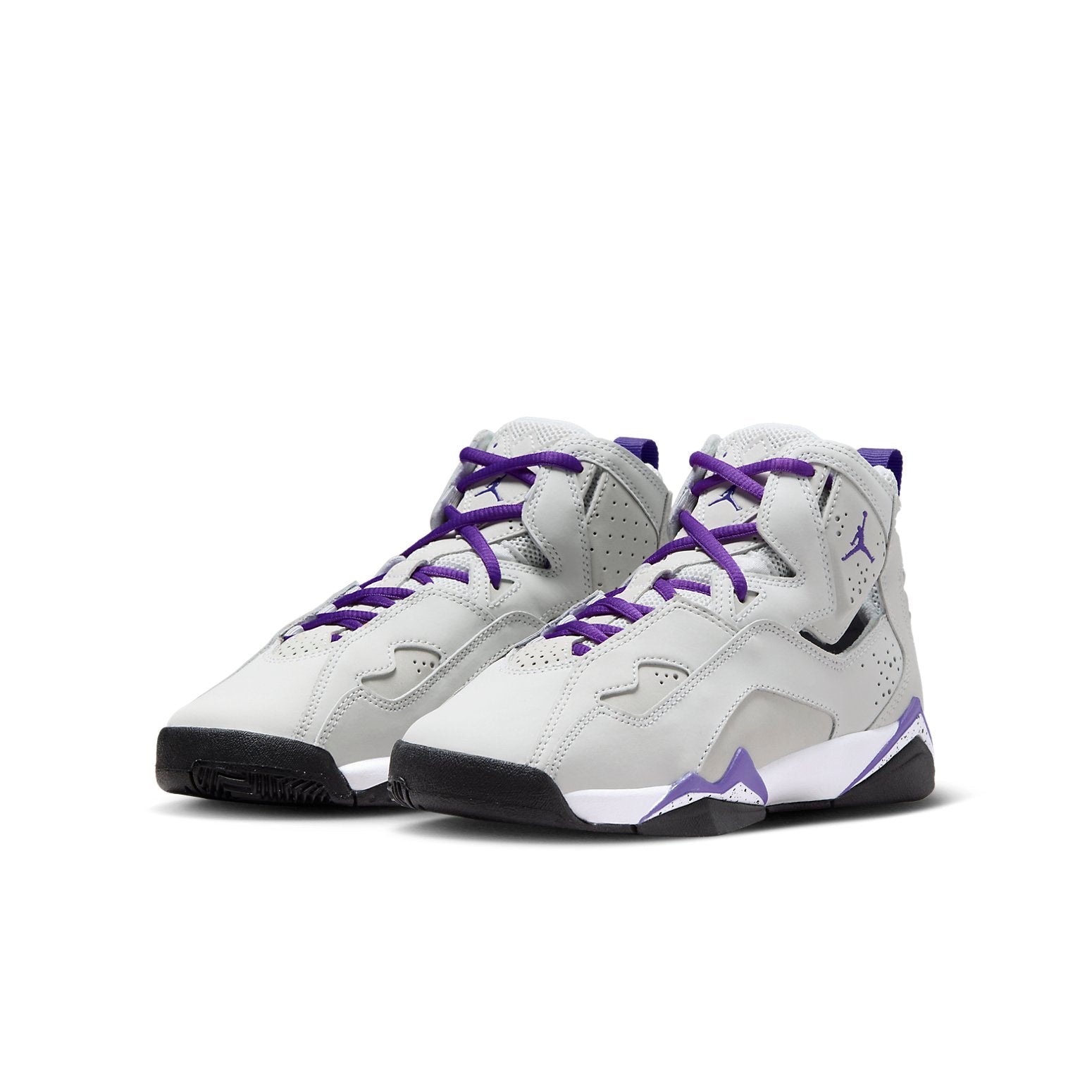 (GS) Air Jordan True Flight 'Base Grey Purple Venom' 343795-052