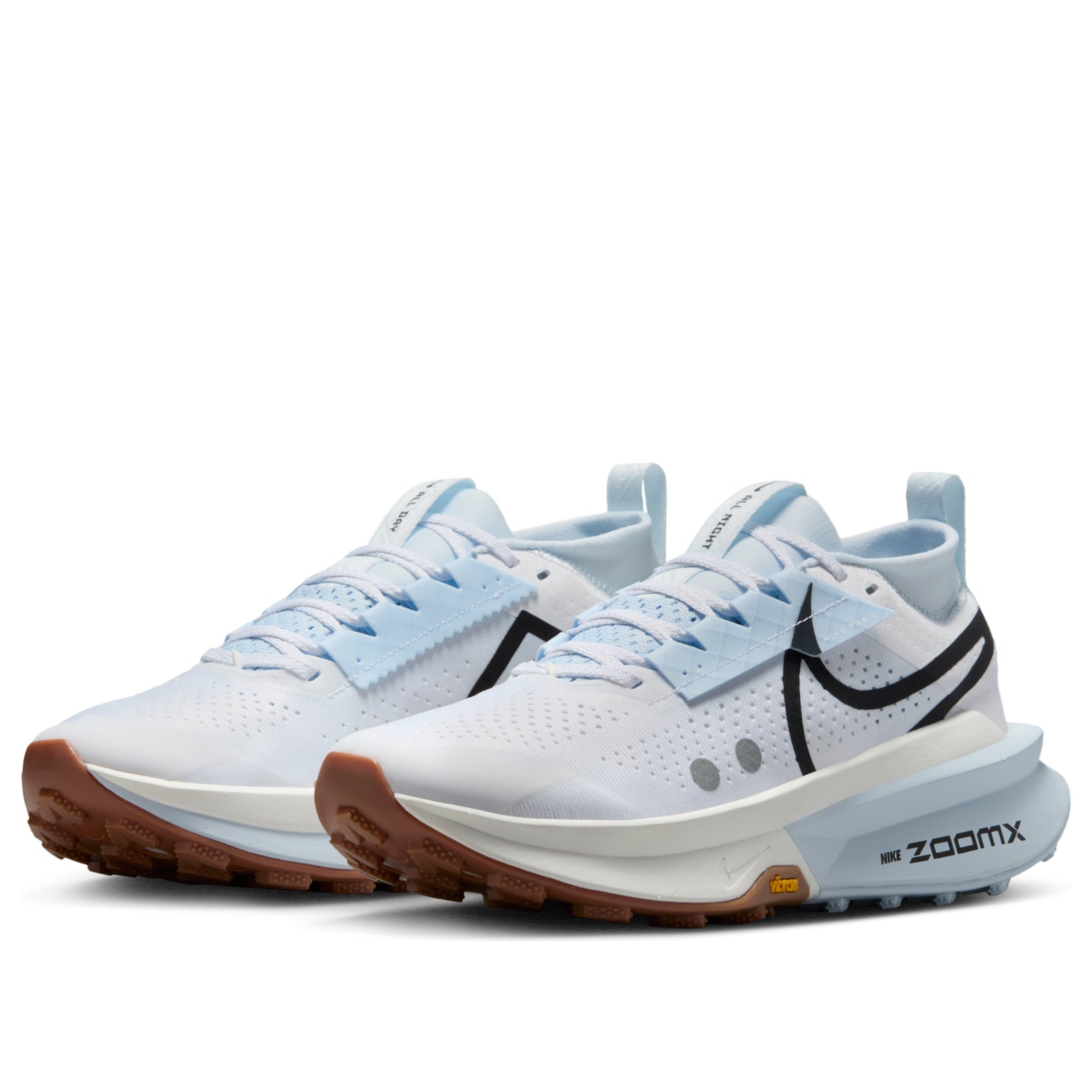 (WMNS) Nike ZoomX Zegama Trail 2 'White Blue Tint Gum' FD5191-104
