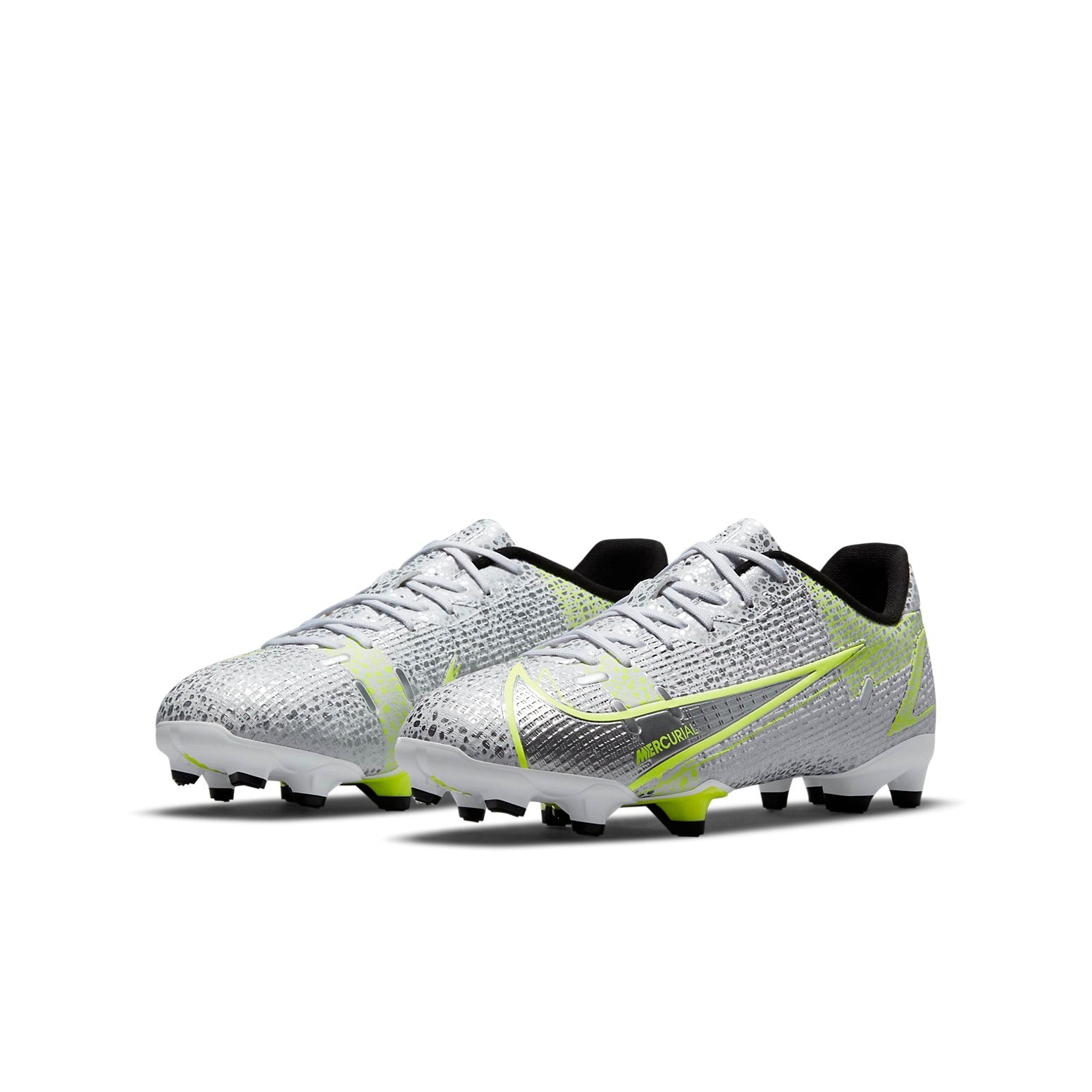(GS) Nike Mercurial Vapor 14 Academy FG MG 'Metallic Silver Volt' CV0811-107